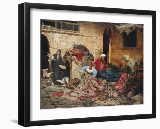 The Carpet Menders, 1883-Rudolf Der G. Swoboda-Framed Giclee Print