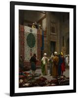 The Carpet Merchant, C.1887-Jean Leon Gerome-Framed Giclee Print