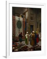 The Carpet Merchant, C.1887-Jean Leon Gerome-Framed Giclee Print