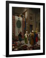 The Carpet Merchant, C.1887-Jean Leon Gerome-Framed Giclee Print