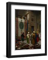 The Carpet Merchant, C.1887-Jean Leon Gerome-Framed Giclee Print