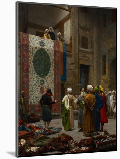 The Carpet Merchant, C.1887-Jean Leon Gerome-Mounted Giclee Print