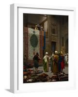 The Carpet Merchant, C.1887-Jean Leon Gerome-Framed Giclee Print