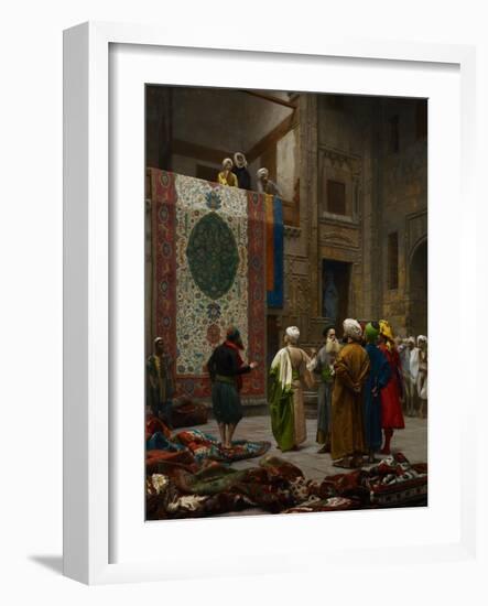 The Carpet Merchant, C.1887-Jean Leon Gerome-Framed Giclee Print