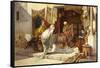 The Carpet Merchant-F. Ballesio-Framed Stretched Canvas