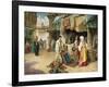 The Carpet Seller-Federico Ballesio-Framed Giclee Print