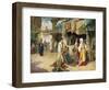 The Carpet Seller-Federico Ballesio-Framed Giclee Print