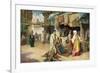 The Carpet Seller-Federico Ballesio-Framed Giclee Print