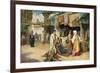 The Carpet Seller-Federico Ballesio-Framed Giclee Print