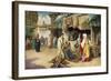 The Carpet Seller-Federico Ballesio-Framed Giclee Print