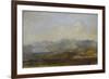 The Carrara Mountains from Pisa, 1845 - 1846-George Frederick Watts-Framed Giclee Print