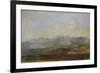 The Carrara Mountains from Pisa, 1845 - 1846-George Frederick Watts-Framed Giclee Print