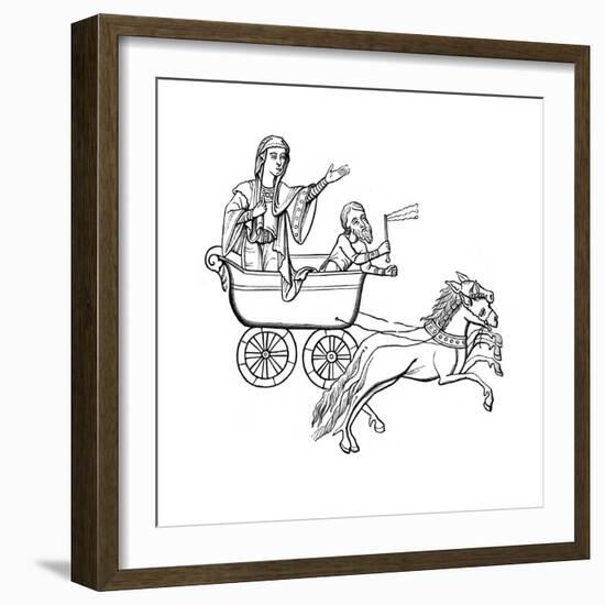 The Carruca, 9th Century-null-Framed Premium Giclee Print