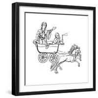 The Carruca, 9th Century-null-Framed Giclee Print