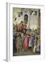 The Carrying of the Cross, c.1336-42-Simone Martini-Framed Giclee Print