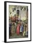 The Carrying of the Cross, c.1336-42-Simone Martini-Framed Giclee Print
