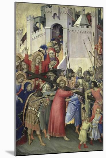 The Carrying of the Cross, c.1336-42-Simone Martini-Mounted Giclee Print
