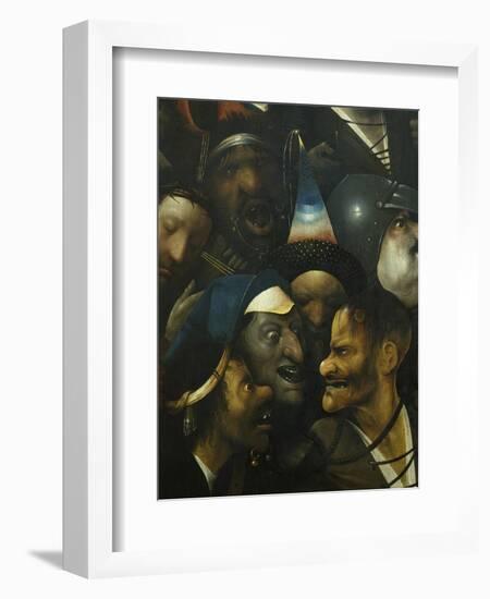 The Carrying of the Cross. (Detail)-Hieronymus Bosch-Framed Giclee Print