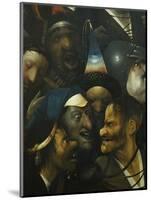 The Carrying of the Cross. (Detail)-Hieronymus Bosch-Mounted Giclee Print