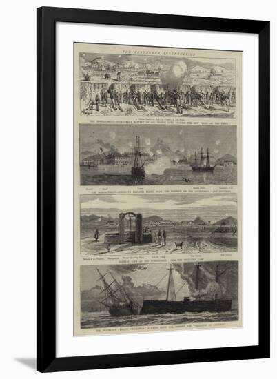 The Cartagena Insurrection-Joseph Nash-Framed Giclee Print
