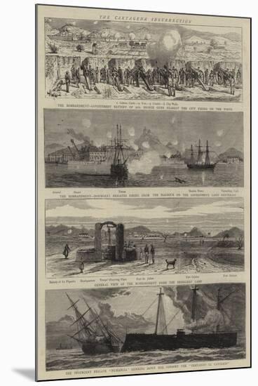 The Cartagena Insurrection-Joseph Nash-Mounted Giclee Print