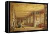 The Cartoon Gallery at Knole, 1841-Joseph Nash-Framed Stretched Canvas