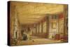 The Cartoon Gallery at Knole, 1841-Joseph Nash-Stretched Canvas