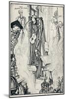 The Cartoonist - Stage Iv, C1920-Edmund Joseph Sullivan-Mounted Giclee Print