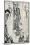 The Cartoonist - Stage Iv, C1920-Edmund Joseph Sullivan-Mounted Premium Giclee Print