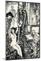 The Cartoonist - Stage Vi, C1920-Edmund Joseph Sullivan-Mounted Giclee Print