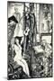 The Cartoonist - Stage Vi, C1920-Edmund Joseph Sullivan-Mounted Premium Giclee Print