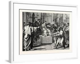 The Cartoons of Raffaelle: Elymas Struck with Blindness-null-Framed Giclee Print