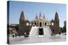 The Carved White Marble Jain Swaminarayan Temple, Gondal, Gujarat, India, Asia-Annie Owen-Stretched Canvas