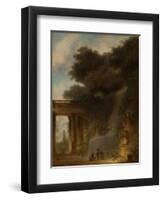 The Cascade, c.1775-Jean-Honore Fragonard-Framed Premium Giclee Print