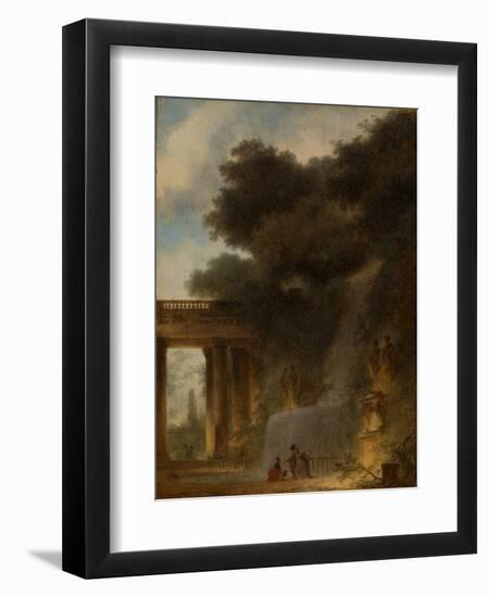 The Cascade, c.1775-Jean-Honore Fragonard-Framed Premium Giclee Print