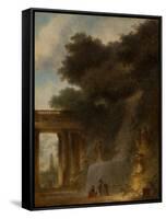 The Cascade, c.1775-Jean-Honore Fragonard-Framed Stretched Canvas