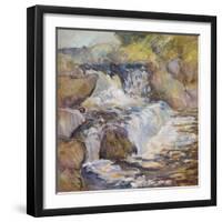 The Cascade, C.1889 (Oil on Canvas)-John Henry Twachtman-Framed Giclee Print