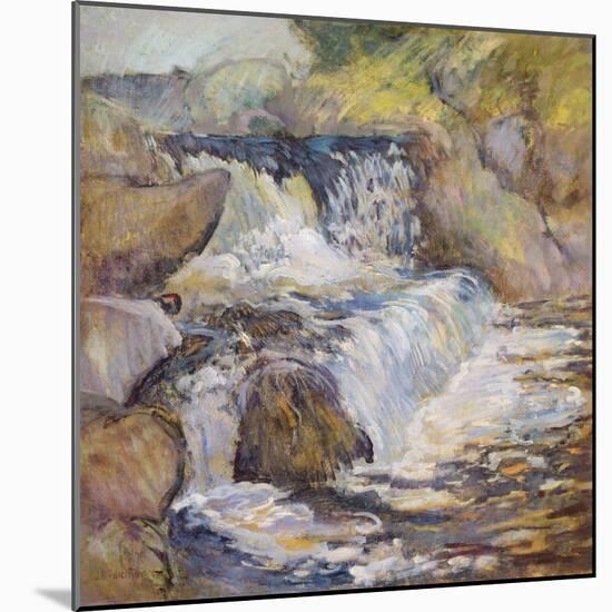 The Cascade, C.1889 (Oil on Canvas)-John Henry Twachtman-Mounted Giclee Print