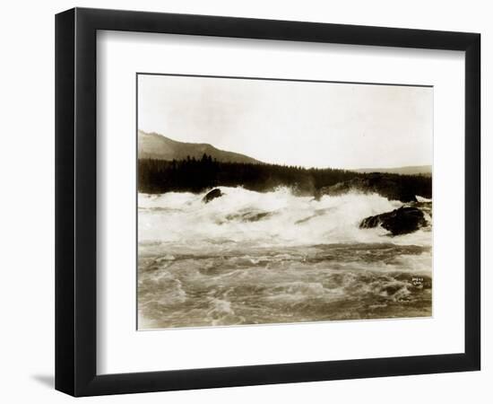 The Cascades, Columbia River, 1916-Asahel Curtis and Walter Miller-Framed Premium Giclee Print