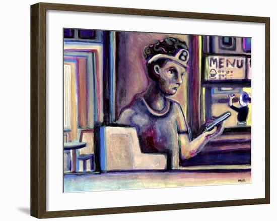 The Cashier's Tablet-Josh Byer-Framed Giclee Print