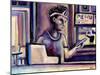 The Cashier's Tablet-Josh Byer-Mounted Giclee Print
