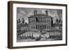 The Casino and Villa Borghese, Near Rome, 18th Century-Giuseppe Vasi-Framed Giclee Print