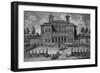 The Casino and Villa Borghese, Near Rome, 18th Century-Giuseppe Vasi-Framed Giclee Print