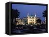 The Casino by Night, Monte Carlo, Monaco, Europe-Ruth Tomlinson-Framed Stretched Canvas