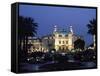 The Casino by Night, Monte Carlo, Monaco, Europe-Ruth Tomlinson-Framed Stretched Canvas