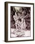 'The Cask of Amontillado' by Edgar Allan Poe-Arthur Rackham-Framed Giclee Print