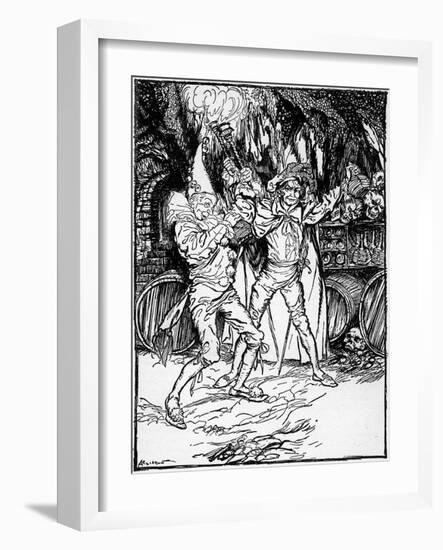 'The Cask of Amontillado' by Edgar Allan Poe-Arthur Rackham-Framed Giclee Print