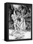 'The Cask of Amontillado' by Edgar Allan Poe-Arthur Rackham-Framed Stretched Canvas