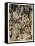 The Cask of Amontillado-Arthur Rackham-Framed Stretched Canvas