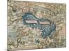 The Caspian Sea from World Map by Camaldolese Monk Fra Mauro, 1449-null-Mounted Giclee Print